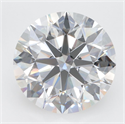 Del inventario de diamantes de laboratorio, 5.03 quilates, Redondo , Color E, claridad VVS2 y certificado GIA