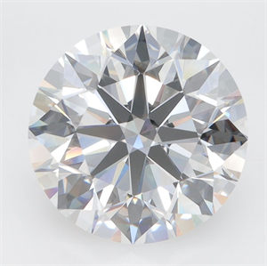 Picture of Lab Grown Diamond 5.03 Carats, Round with Excellent Cut, E Color, VVS2 Clarity and Certified by GIA