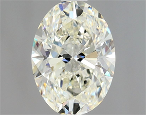 Picture of Natural Diamond 0.90 Carats, Oval with  Cut, K Color, VS1 Clarity and Certified by GIA