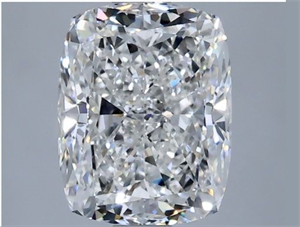 Foto Diamante Natural 1.56 quilates, Del cojín , Color F, claridad VS1 y certificado GIA de