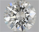 Natural Diamond 1.00 Carats, Round with Excellent Cut, H Color, SI2 Clarity and Certified by GIA