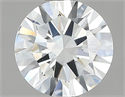 Diamante Natural 0.75 quilates, Redondo , Color J, claridad IF y certificado GIA