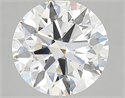 Lab Grown Diamond 3.06 Carats, Round with Ideal Cut, E Color, VVS2 Clarity and Certified by IGI