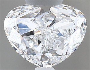 Picture of Natural Diamond 1.30 Carats, Heart with  Cut, D Color, VS1 Clarity and Certified by GIA