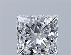 Foto Diamante Natural 0.50 quilates, Princesa , Color E, claridad VS2 y certificado GIA de