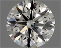 Natural Diamond 1.35 Carats, Round with Excellent Cut, J Color, SI2 Clarity and Certified by GIA