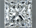 Natural Diamond 1.01 Carats, Princess with  Cut, H Color, VVS2 Clarity and Certified by GIA