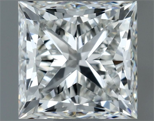 Picture of Natural Diamond 1.01 Carats, Princess with  Cut, H Color, VVS2 Clarity and Certified by GIA