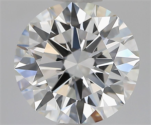 Picture of Natural Diamond 2.02 Carats, Round with Excellent Cut, G Color, VVS2 Clarity and Certified by GIA
