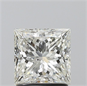 Natural Diamond 1.50 Carats, Princess with  Cut, J Color, SI2 Clarity and Certified by GIA