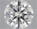 Lab Grown Diamond 5.05 Carats, Round with Ideal Cut, G Color, VVS1 Clarity and Certified by IGI