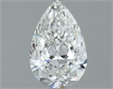 Natural Diamond 1.01 Carats, Pear with  Cut, G Color, VS2 Clarity and Certified by IGI