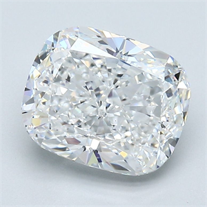 Picture of Natural Diamond 2.60 Carats, Cushion with  Cut, E Color, VS1 Clarity and Certified by GIA