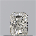 Natural Diamond 0.23 Carats, Radiant with  Cut, I Color, VVS1 Clarity and Certified by GIA
