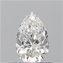 Natural Diamond 0.51 Carats, Pear with  Cut, G Color, VS1 Clarity and Certified by GIA