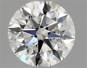 Picture of Natural Diamond 0.48 Carats, Round with Excellent Cut, G Color, VVS1 Clarity and Certified by GIA