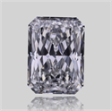 Natural Diamond 1.51 Carats, Radiant with  Cut, F Color, VVS2 Clarity and Certified by GIA