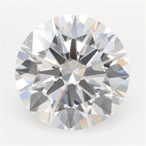 Picture of Lab Grown Diamond 3.27 Carats, Round with Ideal Cut, D Color, IF Clarity and Certified by IGI