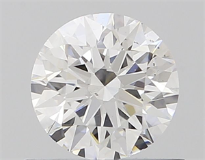 Foto Diamante Natural 0.58 quilates, Redondo , Color E, claridad SI1 y certificado GIA de