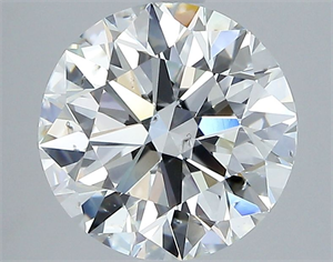 Picture of Natural Diamond 2.50 Carats, Round with Excellent Cut, H Color, SI2 Clarity and Certified by GIA