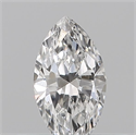 Diamante Natural 0.13 quilates, marqués , Color F, claridad VVS2 y certificado IGI