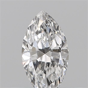 Picture of Natural Diamond 0.13 Carats, Marquise with  Cut, F Color, VVS2 Clarity and Certified by IGI