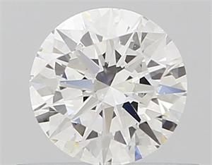 Foto Diamante Natural 0.44 quilates, Redondo , Color E, claridad VS2 y certificado GIA de