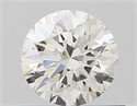 Natural Diamond 0.50 Carats, Round with Excellent Cut, H Color, VVS2 Clarity and Certified by GIA