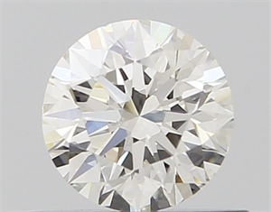 Picture of Natural Diamond 0.50 Carats, Round with Excellent Cut, H Color, VVS2 Clarity and Certified by GIA