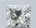 Diamante Natural 1.00 quilates, Princesa , Color I, claridad VS1 y certificado GIA