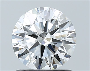 Picture of Natural Diamond 1.01 Carats, Round with Excellent Cut, G Color, SI2 Clarity and Certified by GIA