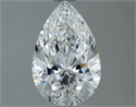 Diamante Natural 1.51 quilates, De pera , Color G, claridad SI1 y certificado IGI
