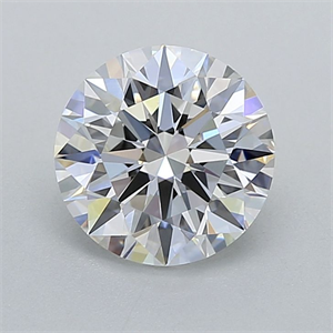 Picture of Lab Grown Diamond 1.54 Carats, Round with Ideal Cut, E Color, VVS2 Clarity and Certified by IGI