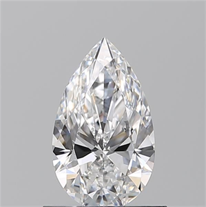 Picture of Natural Diamond 0.73 Carats, Pear with  Cut, D Color, VS1 Clarity and Certified by GIA