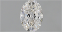 Natural Diamond 0.70 Carats, Oval with  Cut, G Color, VVS2 Clarity and Certified by GIA