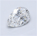 Diamante Natural 3.02 quilates, De pera , Color E, claridad SI2 y certificado GIA