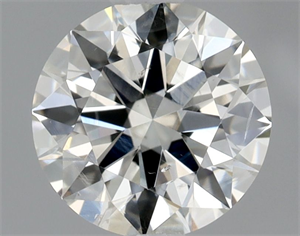 Picture of Natural Diamond 0.81 Carats, Round with Excellent Cut, J Color, SI1 Clarity and Certified by GIA