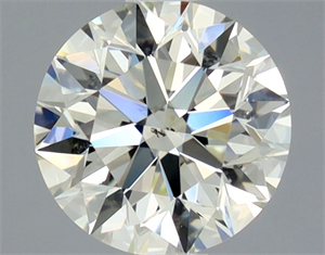 Picture of Natural Diamond 0.90 Carats, Round with Excellent Cut, L Color, SI1 Clarity and Certified by GIA