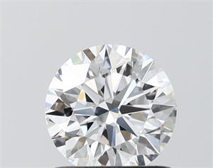 Picture of Lab Grown Diamond 1.02 Carats, Round with Ideal Cut, D Color, VVS1 Clarity and Certified by IGI