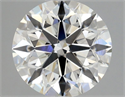 Natural Diamond 0.90 Carats, Round with Excellent Cut, H Color, VS2 Clarity and Certified by GIA