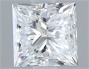 Natural Diamond 0.90 Carats, Princess with  Cut, G Color, VS2 Clarity and Certified by GIA