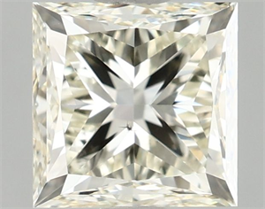 Picture of Natural Diamond 1.53 Carats, Princess with  Cut, L Color, VS2 Clarity and Certified by IGI