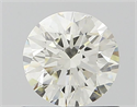 Natural Diamond 0.70 Carats, Round with Excellent Cut, H Color, VS1 Clarity and Certified by IGI