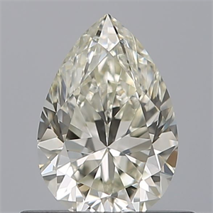 Picture of Natural Diamond 0.50 Carats, Pear with  Cut, K Color, VVS1 Clarity and Certified by GIA