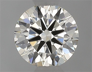 Picture of Natural Diamond 0.40 Carats, Round with Excellent Cut, I Color, VS2 Clarity and Certified by IGI