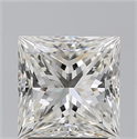 Diamante Natural 2.32 quilates, Princesa , Color I, claridad VVS1 y certificado GIA