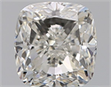 Natural Diamond 0.72 Carats, Cushion with  Cut, H Color, VS1 Clarity and Certified by GIA