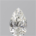 Natural Diamond 0.53 Carats, Pear with  Cut, H Color, VS2 Clarity and Certified by GIA