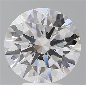Picture of Lab Grown Diamond 5.58 Carats, Round with Ideal Cut, E Color, VVS2 Clarity and Certified by IGI
