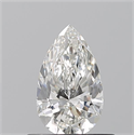 Natural Diamond 0.50 Carats, Pear with  Cut, H Color, VS1 Clarity and Certified by GIA